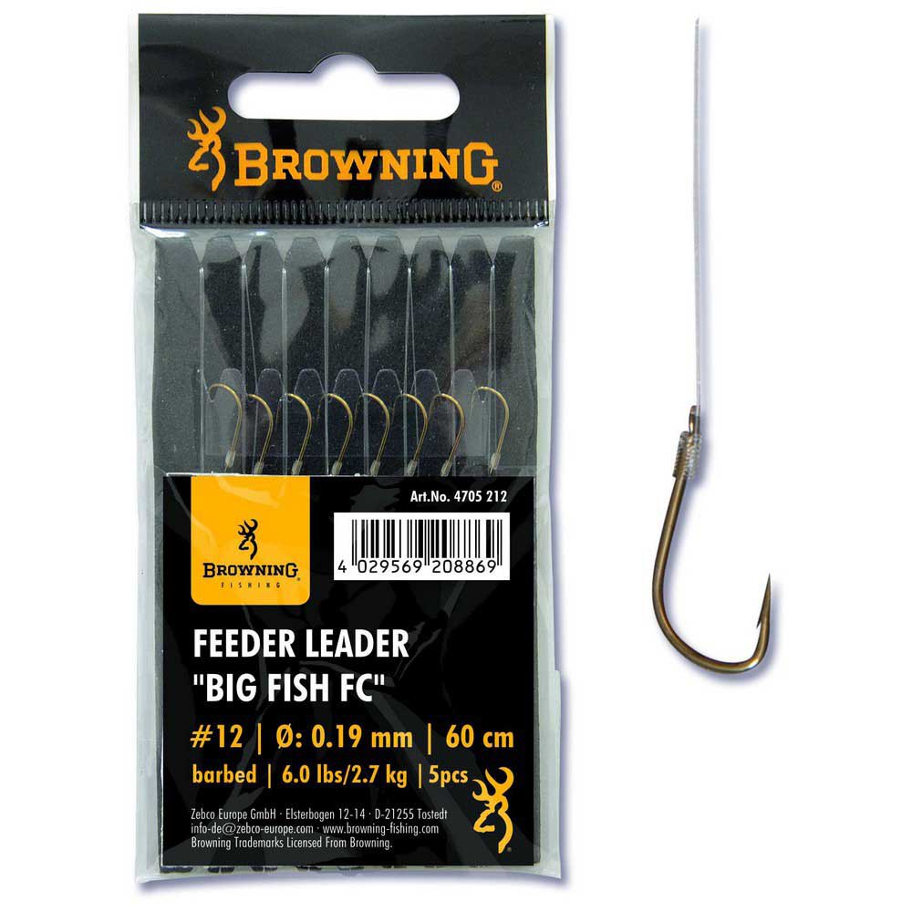 Купить Browning 4705214 Feeder Big Fish FC 0.160 Mm Лидер Серебристый Bronze 14  7ft.ru в интернет магазине Семь Футов