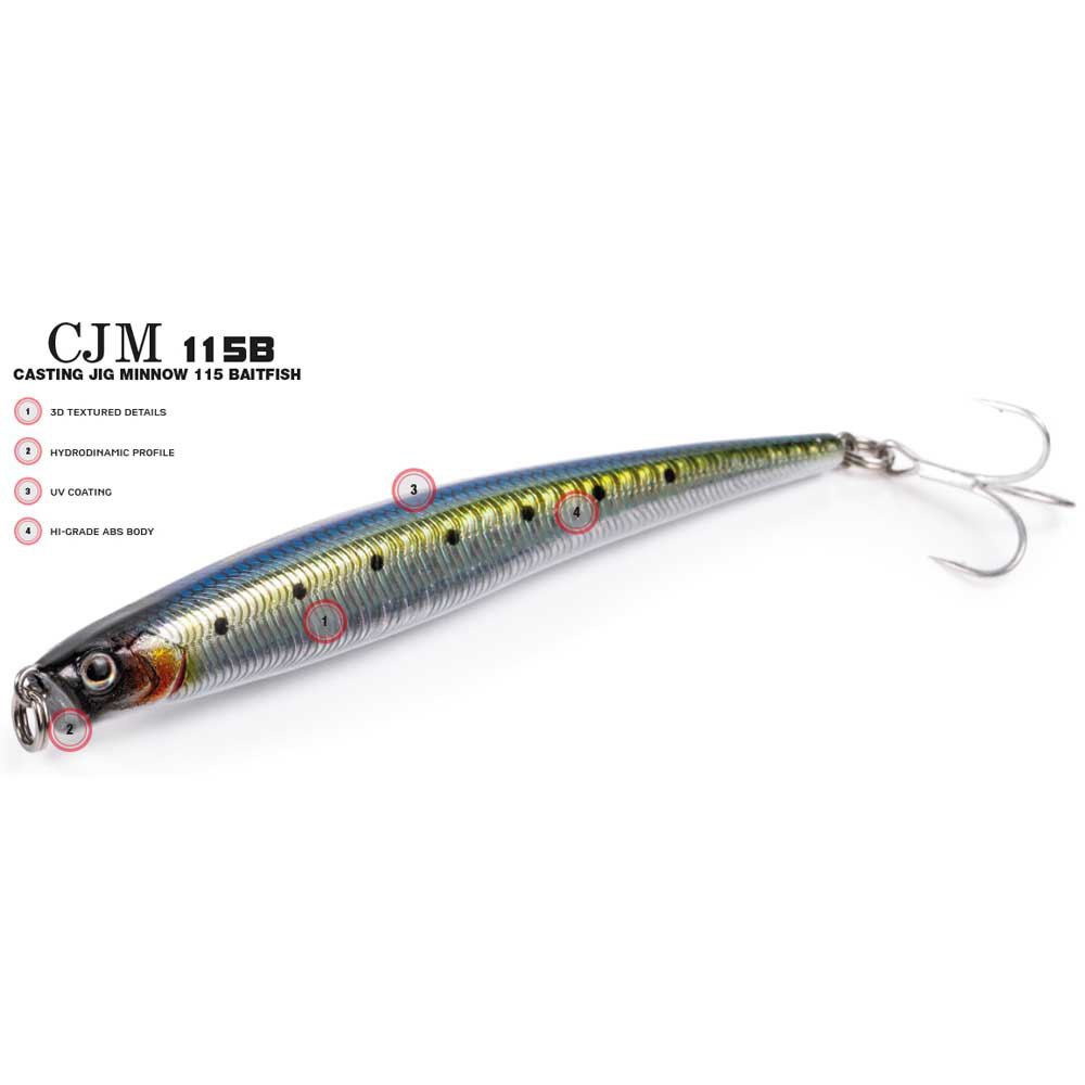 Купить Molix CJM115B-28 Casting Jig Minnow Baitfish 115 Mm 28g Зеленый 28 Verde Tempesta 7ft.ru в интернет магазине Семь Футов