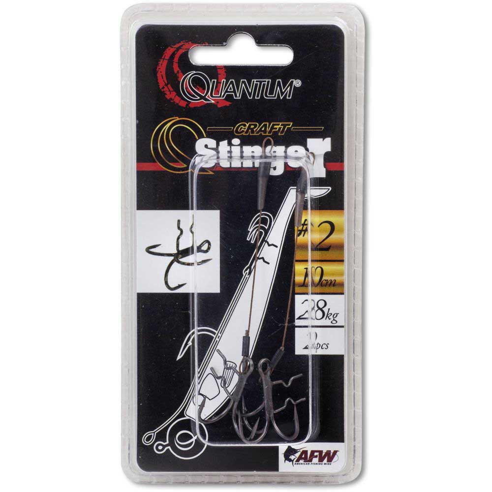 Купить Quantum fishing 4101002 Q-Stinger 8 Cm Крюк Серый  Grey 1/0  7ft.ru в интернет магазине Семь Футов