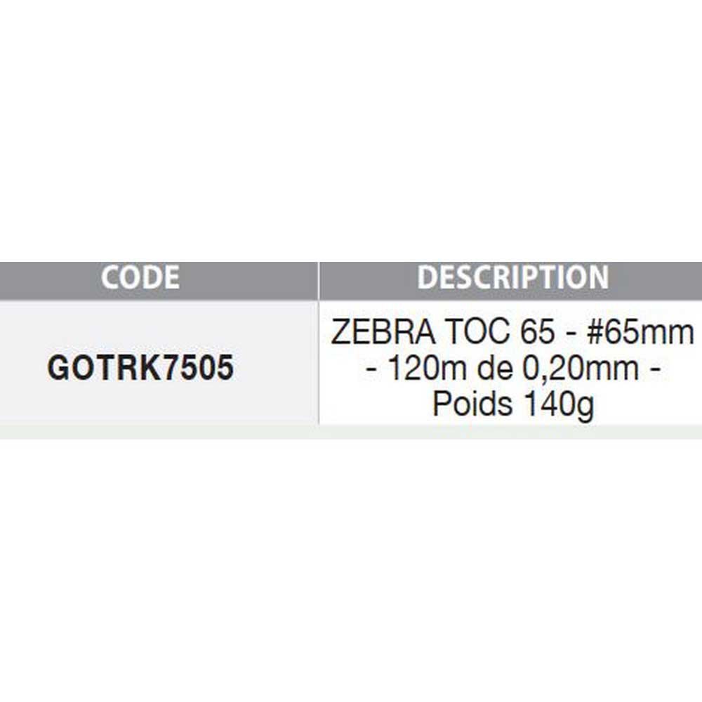 Купить Garbolino GOTRK7505 Zebra TOC 65 Катушка Для Ловли Рыбы Нахлыстом Черный Black 7ft.ru в интернет магазине Семь Футов