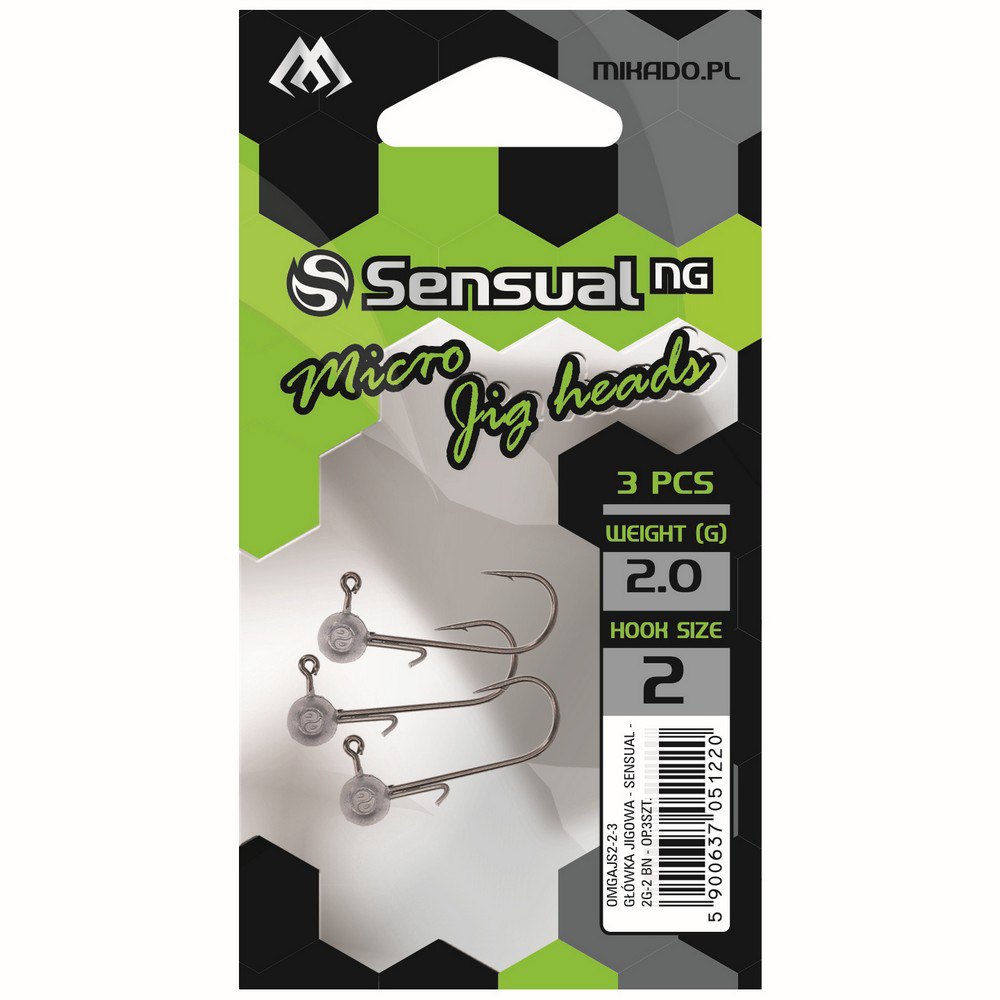 Купить Mikado OMGAJSM1-4-20 Sensual Micro Джиг-голова 20 Единицы Серебристый Grey 1 g  7ft.ru в интернет магазине Семь Футов