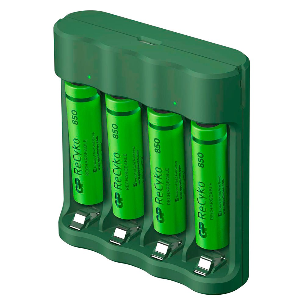 Купить Gp batteries 130B421USB85AAAC4 NiMh 850mAh 21/85 USB Зарядное устройство с участием 4xAAA NiMh 850mAh Зеленый Green 7ft.ru в интернет магазине Семь Футов