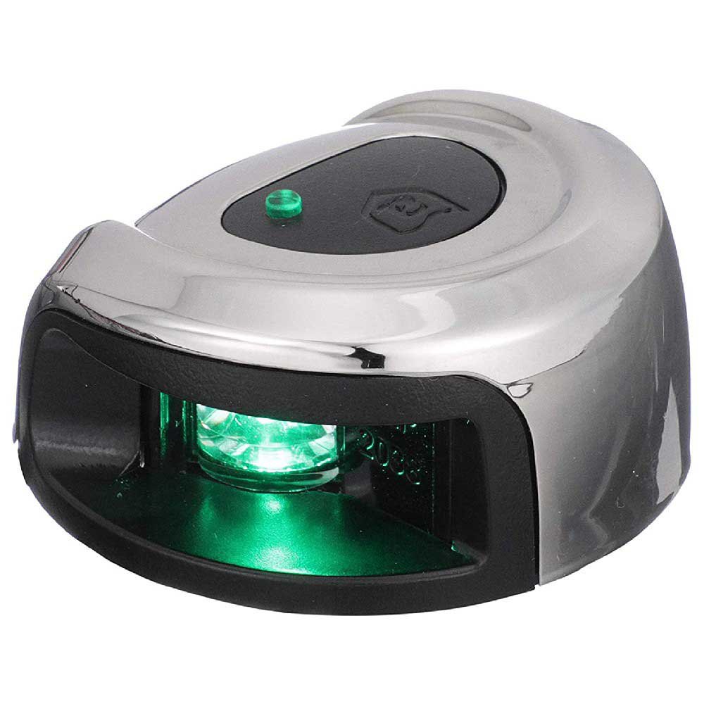 Купить Attwood ATT-NV2012SSG-7 LightArmor Навигационный круглый бортовой фонарь для установки на палубе 1 морская миля Серый Silver 7ft.ru в интернет магазине Семь Футов