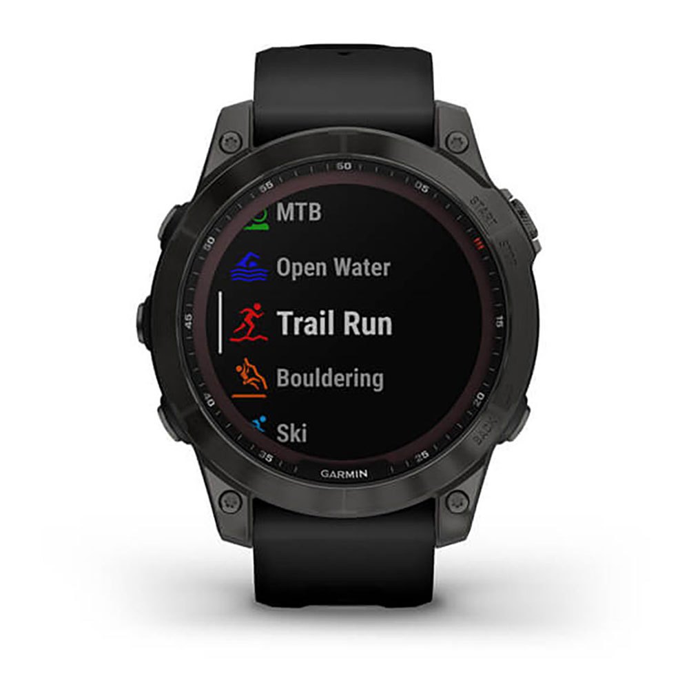 Купить Garmin 010-02540-35 Fenix 7 Sapphire Solar Часы Черный  Black DLC Titanium / Black 7ft.ru в интернет магазине Семь Футов