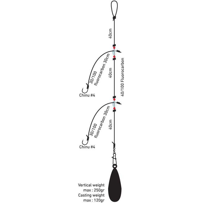 Купить Daiwa MO258340 Boat Dorade Bream Rigs Крюк Серебристый 4  7ft.ru в интернет магазине Семь Футов