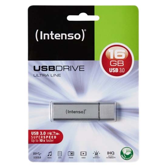 Купить Intenso 3531470 Ultra Line 16GB Флешка Серебристый Silver 16 GB  7ft.ru в интернет магазине Семь Футов