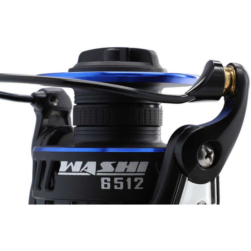 Купить Mikado KDA116-6512 Washi Спиннинговая Катушка Черный Black / Blue 6000  7ft.ru в интернет магазине Семь Футов