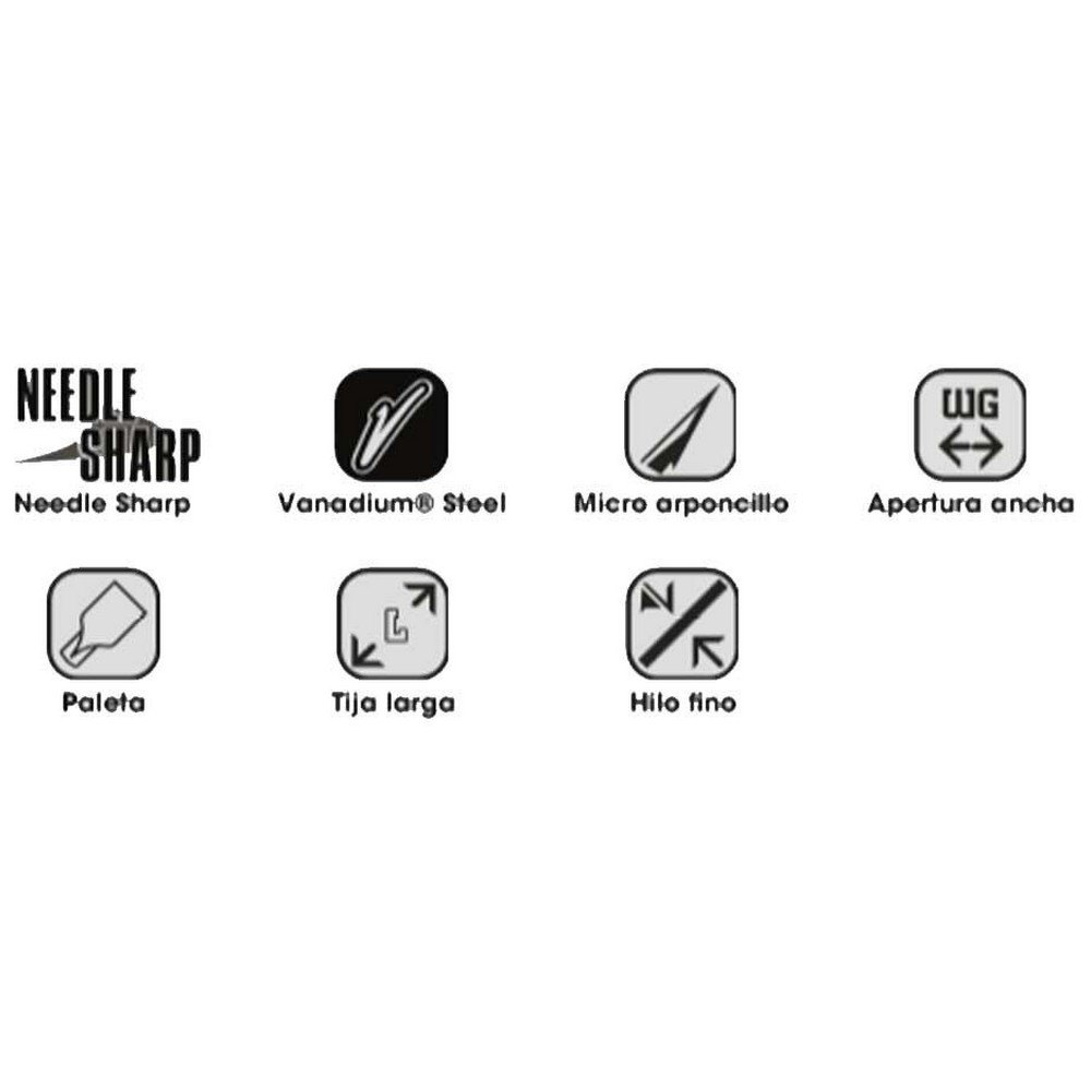 Купить VMC 31VM7038-BN0014D6 7038 Зубчатый Крюк Черный  Black Nickel 14  7ft.ru в интернет магазине Семь Футов
