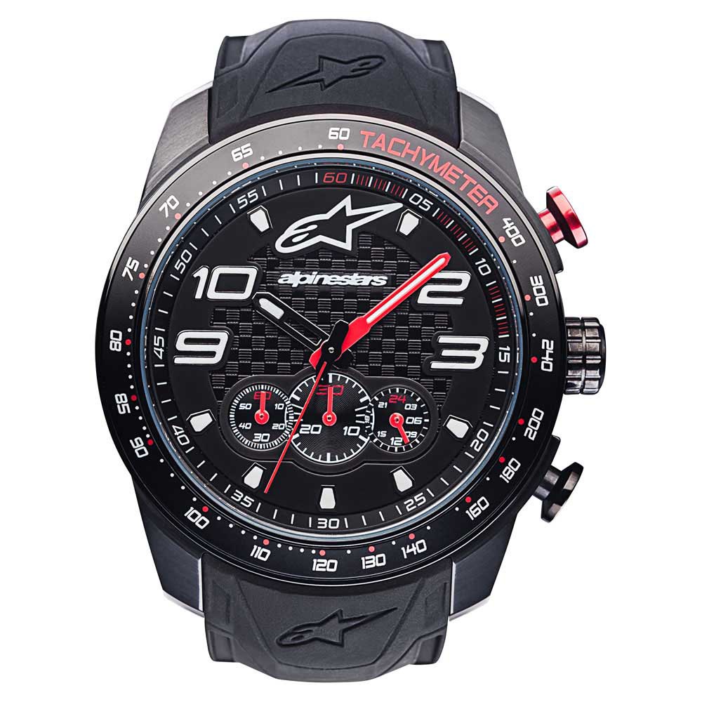 Купить Alpinestars 1036-96002-1010-OS Tech Chrono Silicone Серебристый  Black / Black 7ft.ru в интернет магазине Семь Футов