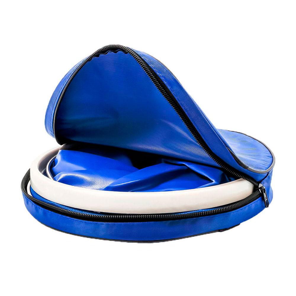 Купить Camco 117-42993 Collapsible Bucket Голубой  Blue / White 11.5 Liters  7ft.ru в интернет магазине Семь Футов