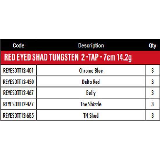 Купить Strike king REYESDTT12-685 Red Eyed Shad Tungsten 2 Tap Floating 70 Mm 14.2g Многоцветный Silver TN Shad 7ft.ru в интернет магазине Семь Футов