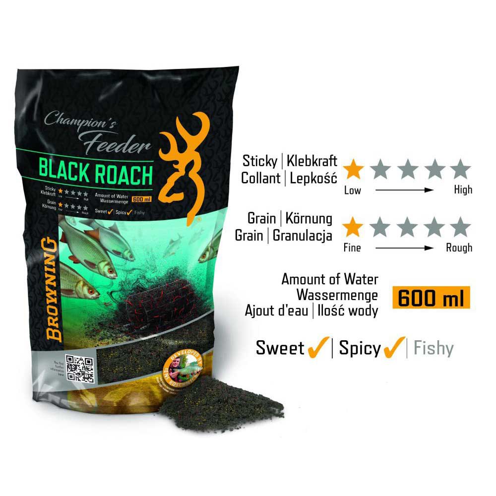 Купить Browning 3970024 Champions Feeder Mix Black Roach 1Kg Черный Black 7ft.ru в интернет магазине Семь Футов