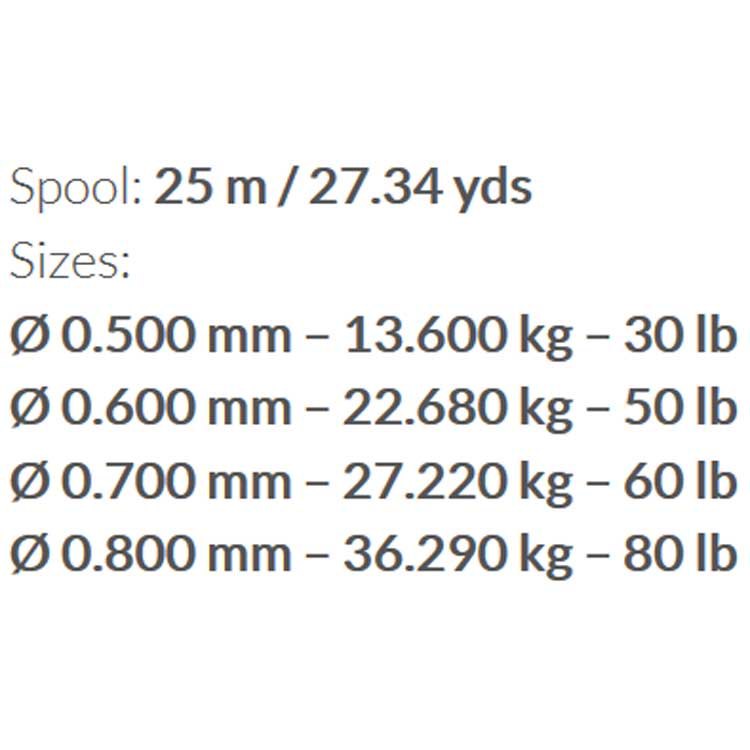 Купить Molix 261-30 Super Offshore Shock Leader 25 M линия Белая 0.500 mm  7ft.ru в интернет магазине Семь Футов