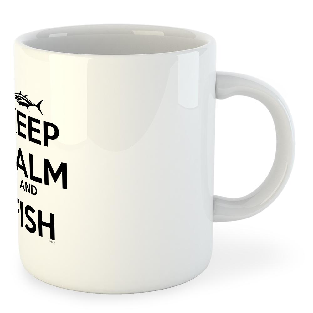 Купить Kruskis 42611S086 Keep Calm And Fish Кружка 325ml Белая White 325 ml (11 oz)  7ft.ru в интернет магазине Семь Футов