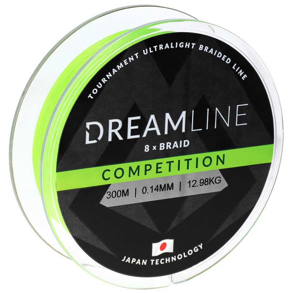 Купить Mikado ZDL000FG-300-016 Dreamline Competition Плетеная леска 300 м Зеленый Fluo Green 0.160 mm  7ft.ru в интернет магазине Семь Футов