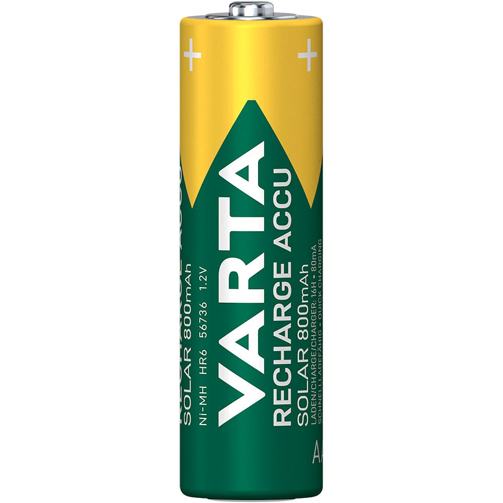 Купить Varta 56736101402 1x2 Solar AA NiMH 800mAh Mignon Аккумуляторы Зеленый Green 7ft.ru в интернет магазине Семь Футов