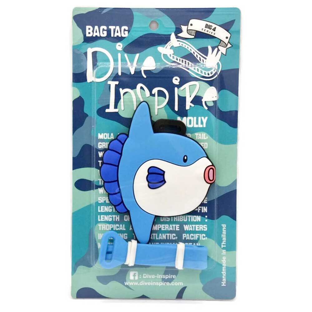 Купить Dive inspire BT-011 Molly Брелок для ключей Mola Mola Белая Blue / White 7ft.ru в интернет магазине Семь Футов