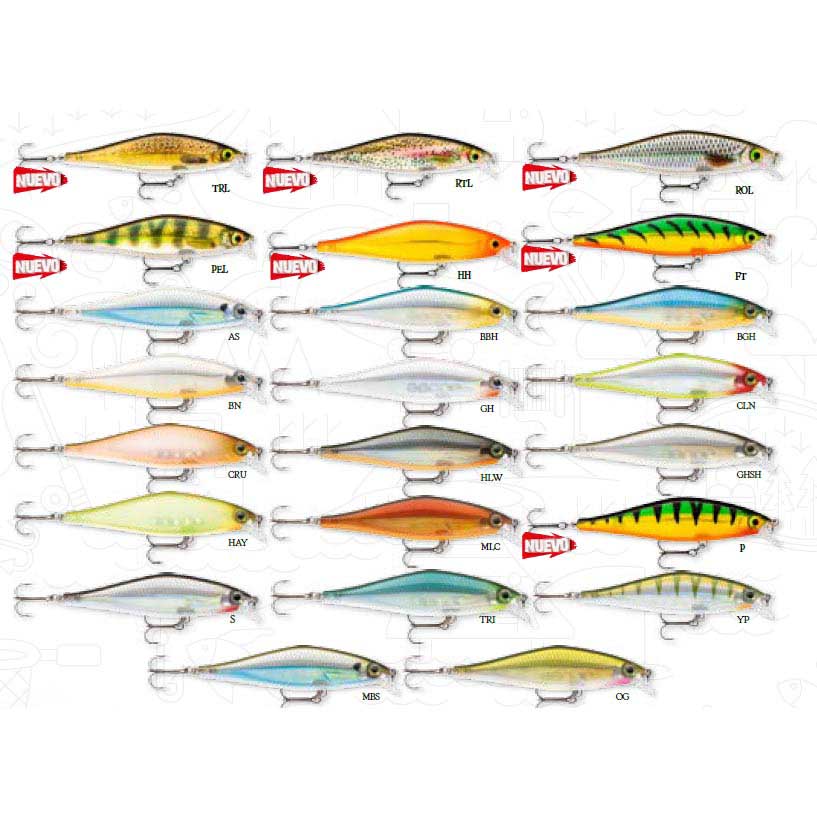 Купить Rapala 14RASDRSD09BGH Shadow Rap Shad Deep 90 Mm 11g Многоцветный BGH 11 g  7ft.ru в интернет магазине Семь Футов