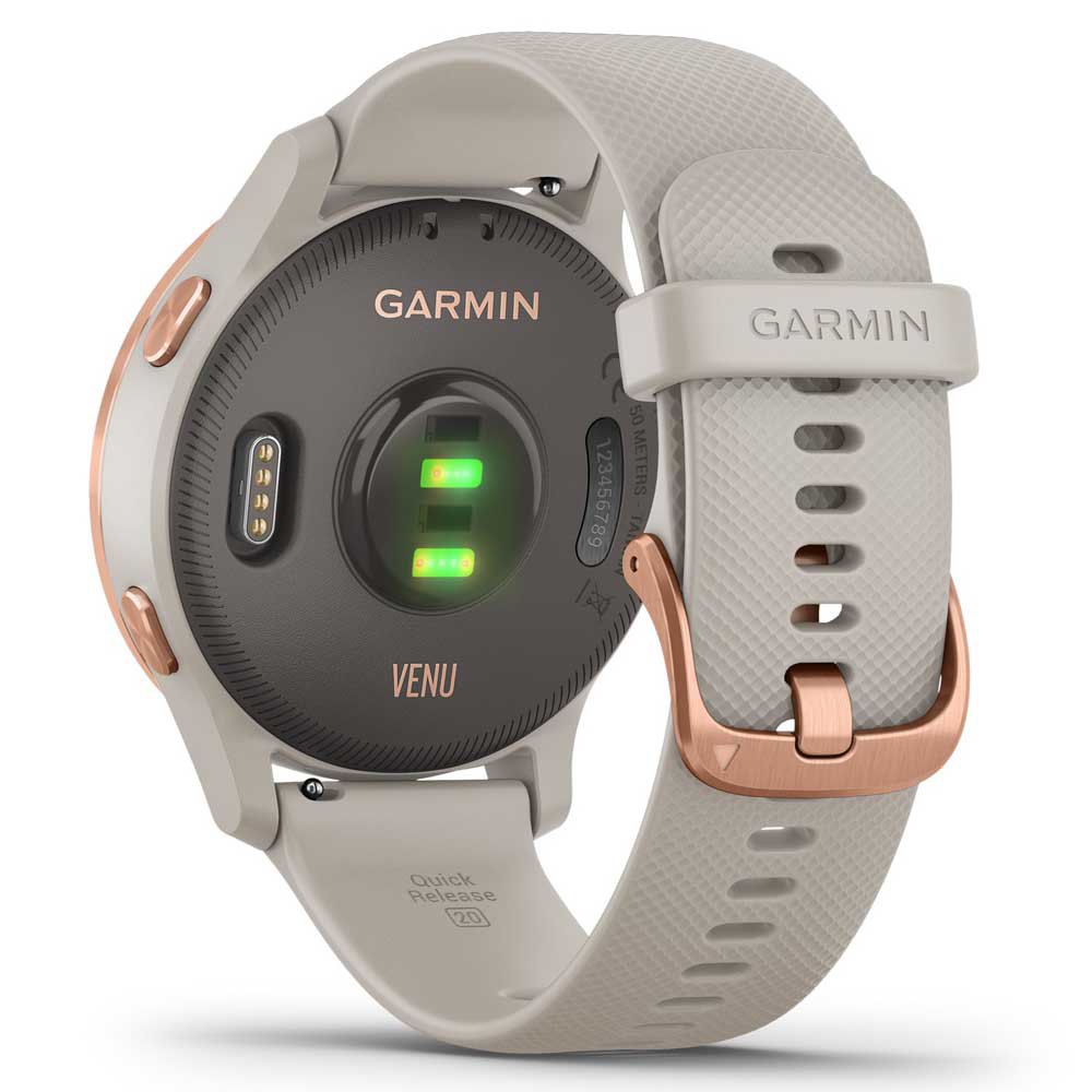 Купить Garmin 010-02173-22 Venu Часы Бежевый  Light Sand / Rose Gold 7ft.ru в интернет магазине Семь Футов