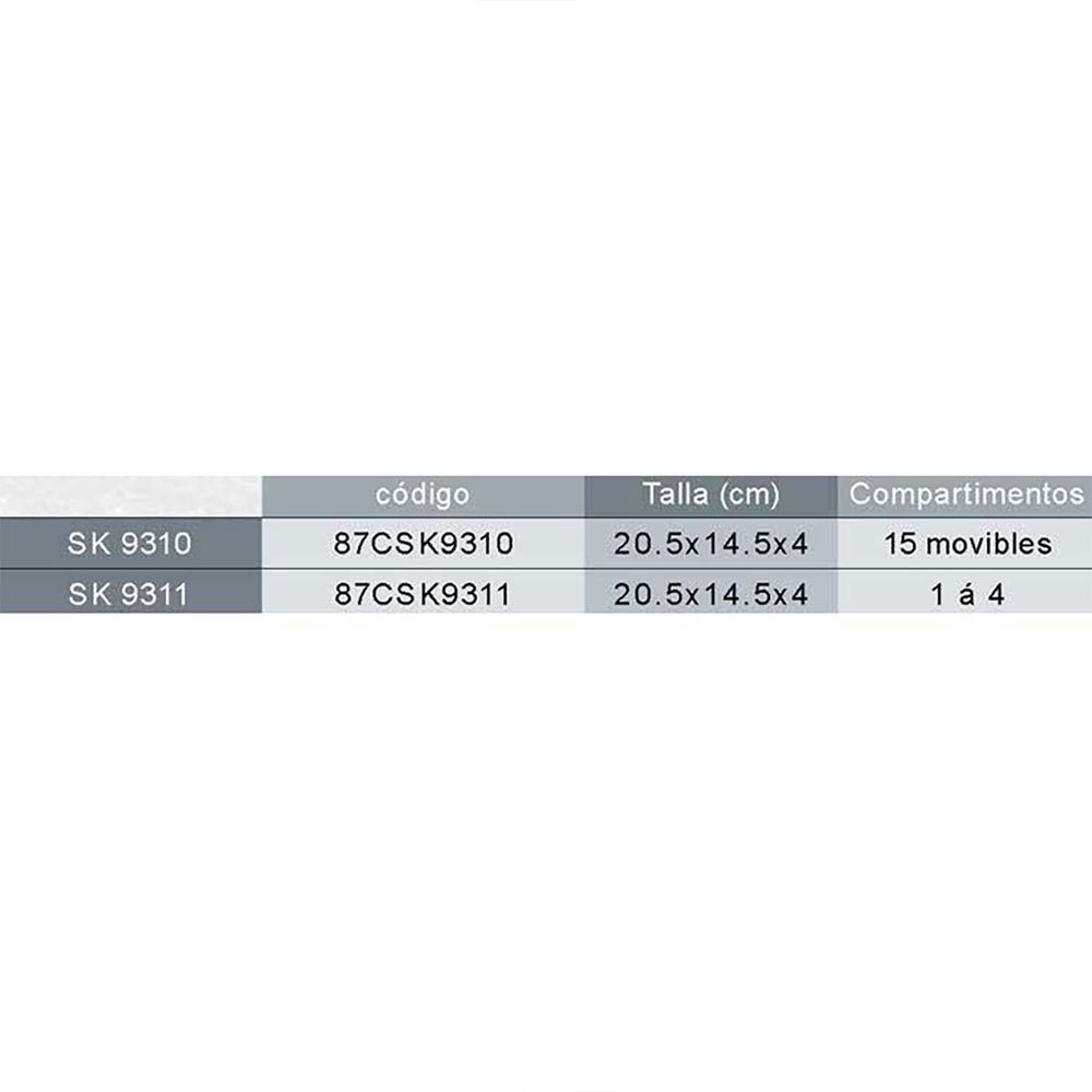 Купить Sakura 87CSK9310 SK 9310 Коробка Для Буровой Установки Серый 20.5 x 14.5 x 4 cm  7ft.ru в интернет магазине Семь Футов