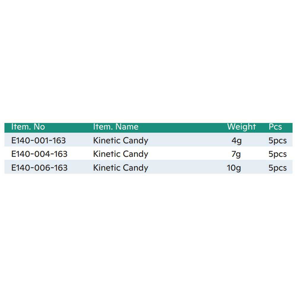 Купить Kinetic E140-006-163 Candy Ложка 10g Многоцветный  Multicolour 7ft.ru в интернет магазине Семь Футов