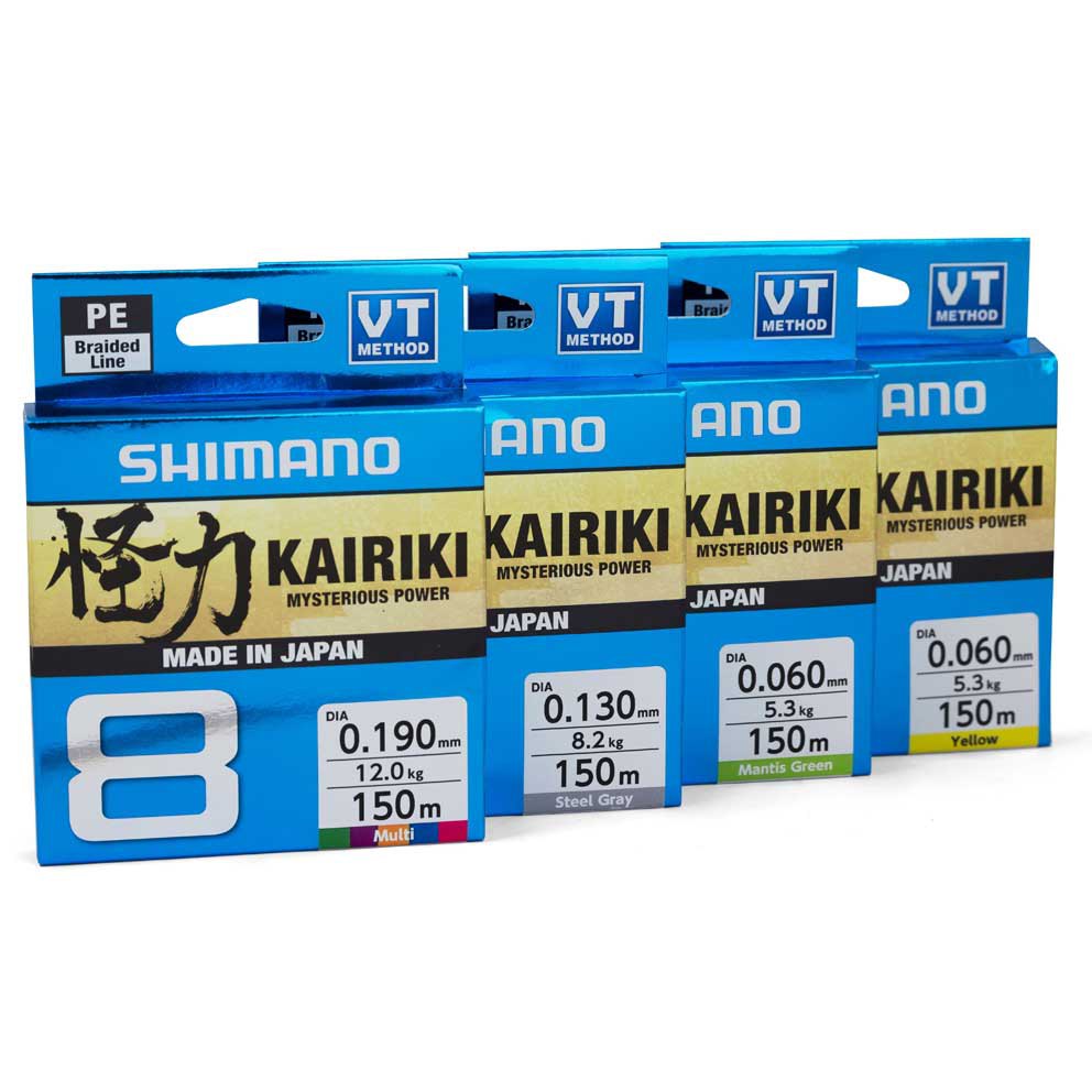 Купить Shimano fishing 59WPLA68R13 Kairiki 8 300 M Линия Серый  Steel Grey 0.160 mm  7ft.ru в интернет магазине Семь Футов