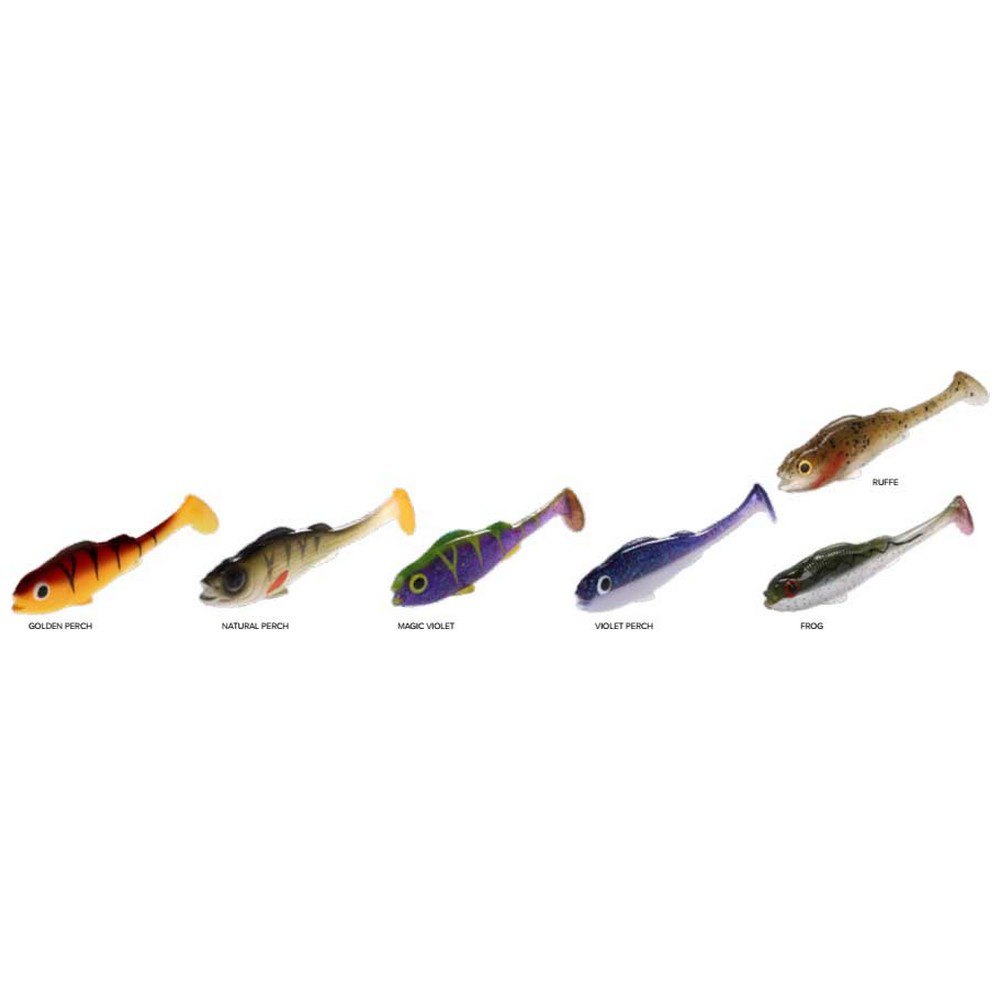 Купить Mikado PMRFP-6.5-PERCH-G Real Fish Мягкая Приманка 65 мм Многоцветный Golden Perch 7ft.ru в интернет магазине Семь Футов