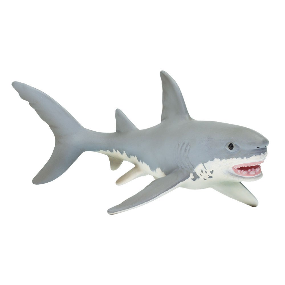 Купить Safari ltd S275029 Great White Shark 3 Фигура Серый  Grey From 3 Years  7ft.ru в интернет магазине Семь Футов