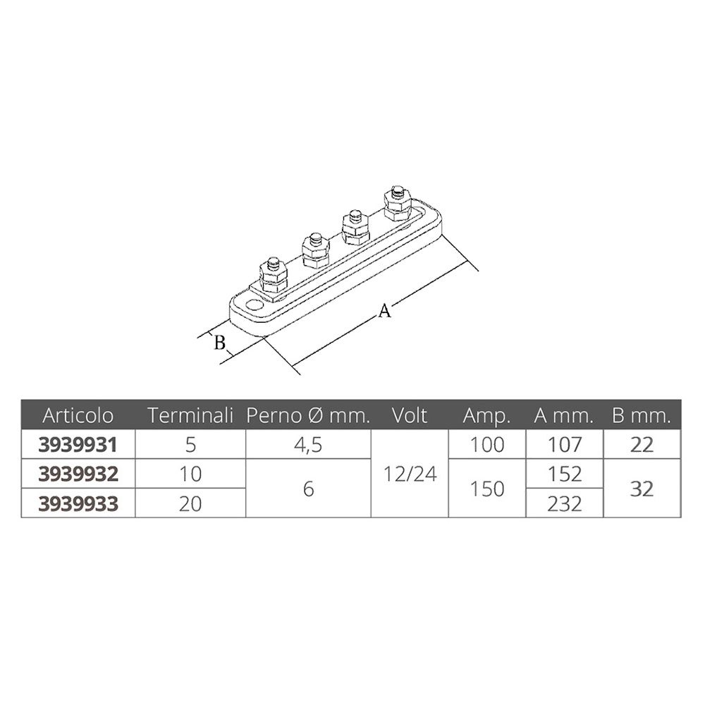 Купить Marine town 3939932 10 Контакты Электрическая клеммная колодка Серебристый Grey / Black 7ft.ru в интернет магазине Семь Футов