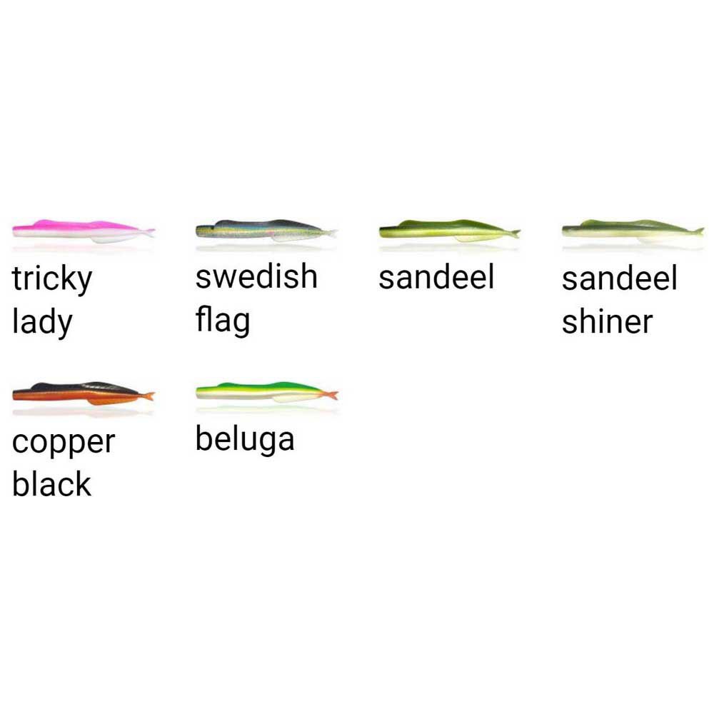 Купить Rhino 3347892 Sandeel Tail Мягкая приманка 115 mm 6.7g Многоцветный Swedish Flag 7ft.ru в интернет магазине Семь Футов