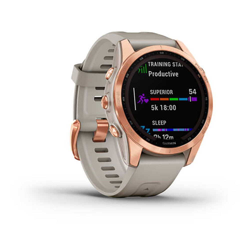 Купить Garmin 010-02539-11 Fenix 7S Solar Часы Бежевый  Rose Gold / Light Sand 7ft.ru в интернет магазине Семь Футов