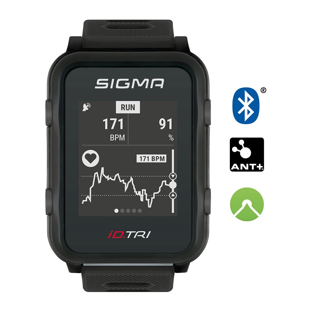 Купить Sigma 24250 ID Tri Pack Часы Черный  Black 7ft.ru в интернет магазине Семь Футов