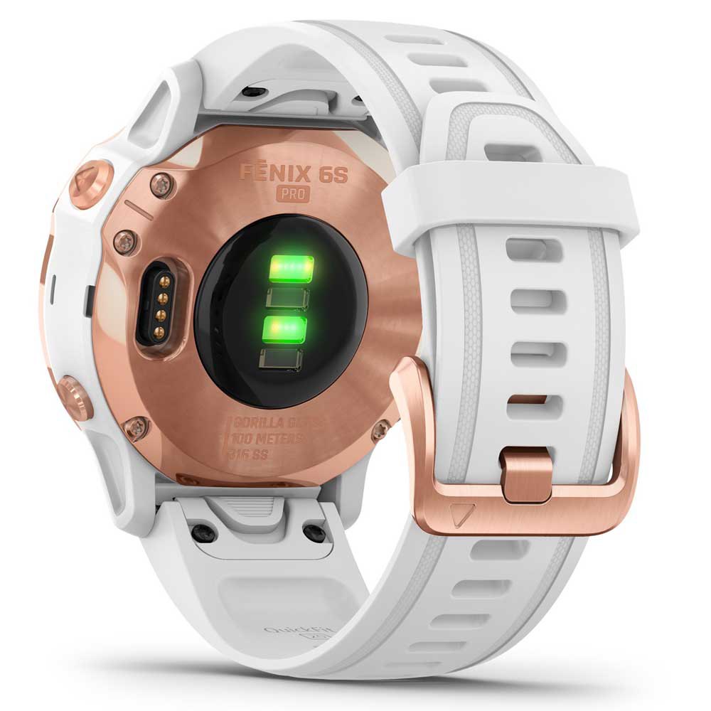 Купить Garmin 010-02159-11 Fenix 6S Pro Часы Белая  Rose Gold / White 7ft.ru в интернет магазине Семь Футов