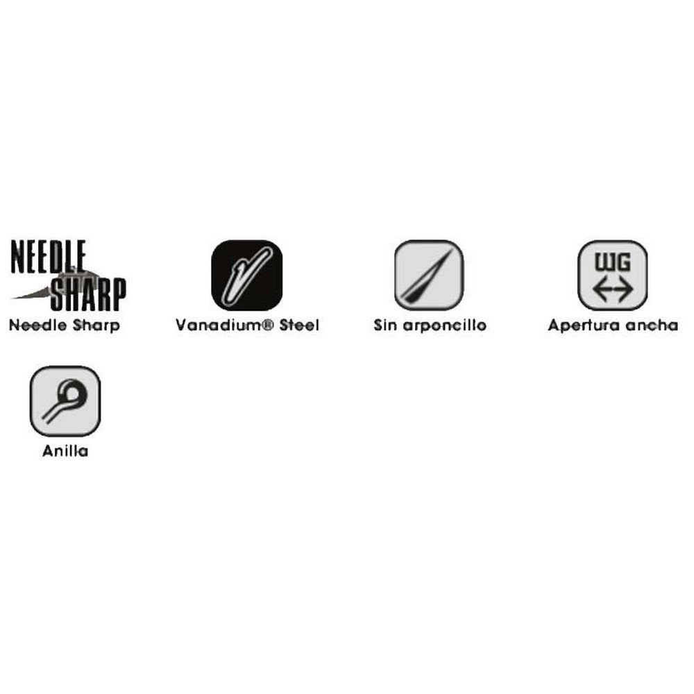 Купить VMC 31VM7009BBN0012D6 7009B Крючки С Одним Глазком Серый Black Nickel 12  7ft.ru в интернет магазине Семь Футов