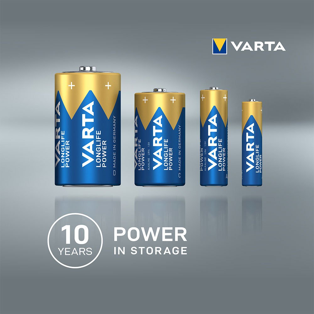 Купить Varta 38608 1x10 Longlife Power Mignon AA LR06 Аккумуляторы Голубой Blue 7ft.ru в интернет магазине Семь Футов