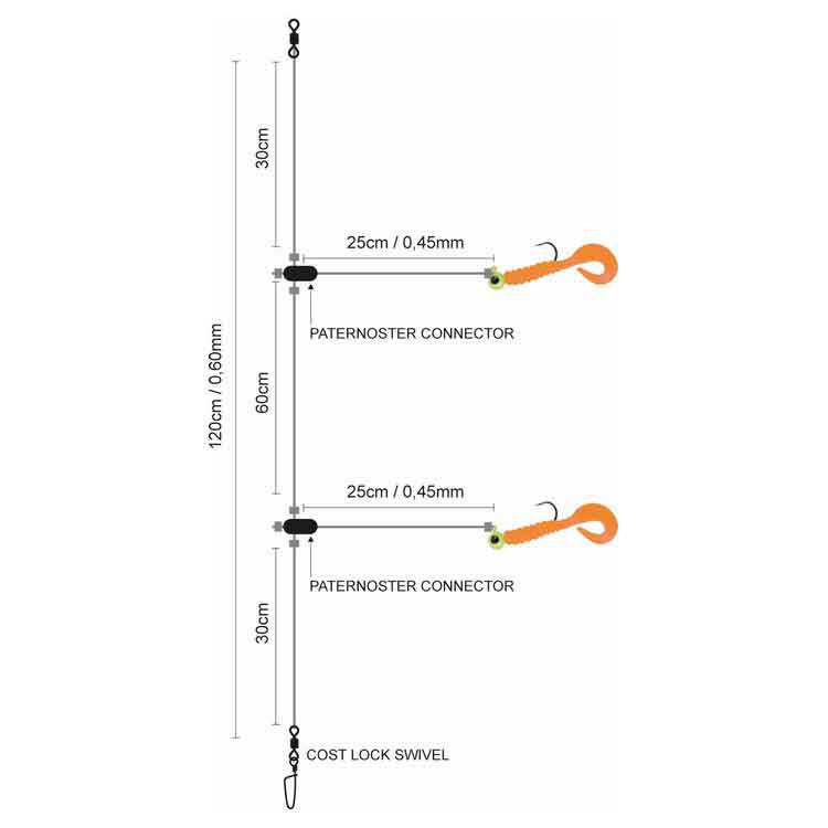 Купить SPRO 004740-00510-00000-00 Salt Twister Мягкая приманка Оранжевый Orange 1/0  7ft.ru в интернет магазине Семь Футов