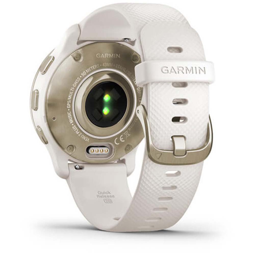 Купить Garmin 010-02496-12 Venu 2 Plus Часы Белая  Beige / Light Gold 7ft.ru в интернет магазине Семь Футов