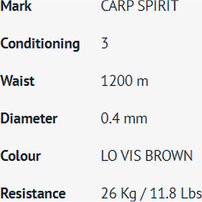 Купить Carp spirit 34CSACS470043 Velocity XS Карповая Ловля 1200 м Коричневый Lo-Vis Brown 0.350 mm  7ft.ru в интернет магазине Семь Футов