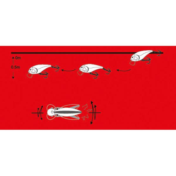 Купить Nomura NM50391205 Tokyo Crank Floating 55 Mm 8.8g Желтый  912 7ft.ru в интернет магазине Семь Футов