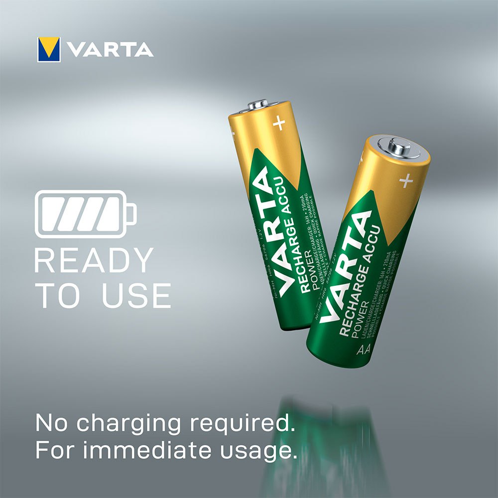 Купить Varta 38657 AA NiMH 2600mAh Mignon 1x4 AA NiMH 2600mAh Mignon Аккумуляторы Зеленый Green 7ft.ru в интернет магазине Семь Футов