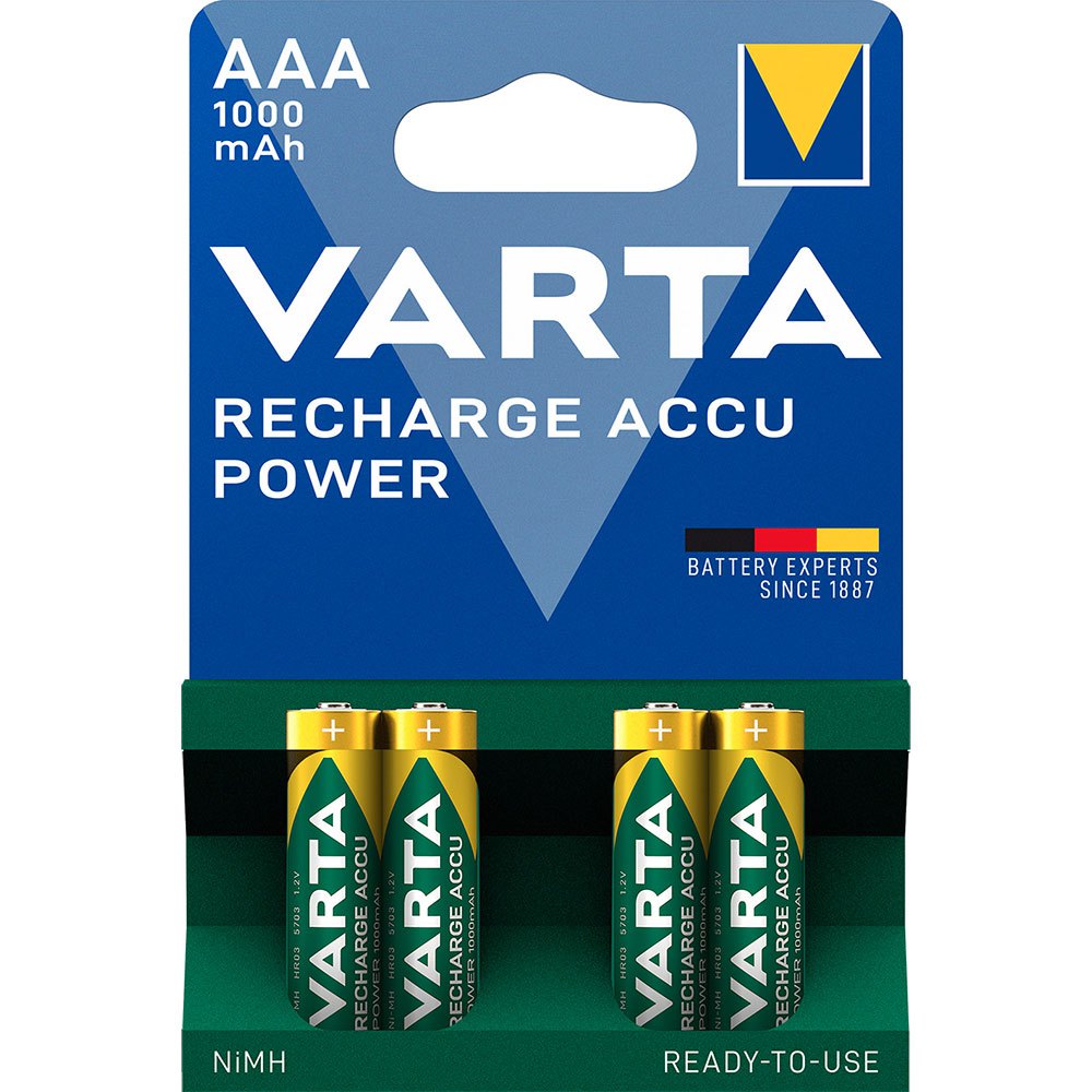 Купить Varta 38649 AAA Ready2Use NiMH 1000mAh Micro 1x4 AAA Ready2Use NiMH 1000mAh Micro Аккумуляторы Зеленый Green 7ft.ru в интернет магазине Семь Футов