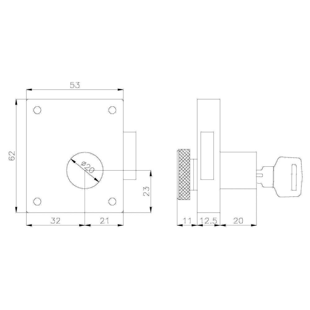 Купить Olcese ricci 5050053 Замок из хромированной латуни Золотистый Silver 83 x 10 mm  7ft.ru в интернет магазине Семь Футов