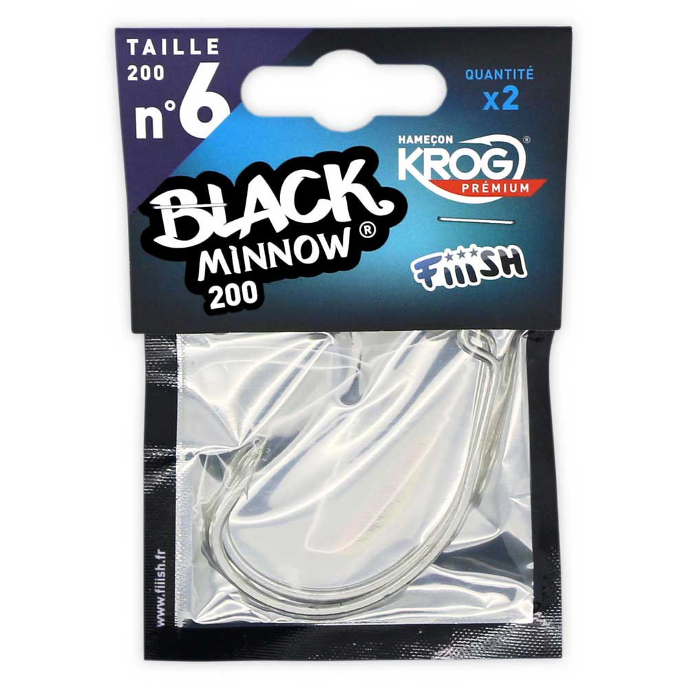 Купить Fiiish BM214 Black Minnow Krog Premium VMC Техасский Крюк 2 единицы измерения Серебристый Silver 6  7ft.ru в интернет магазине Семь Футов