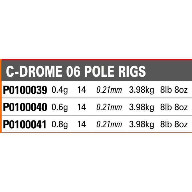 Купить C-Drome P0100041 06 Pole Rig Плавать Оранжевый  Orange / Black 0.80 g  7ft.ru в интернет магазине Семь Футов