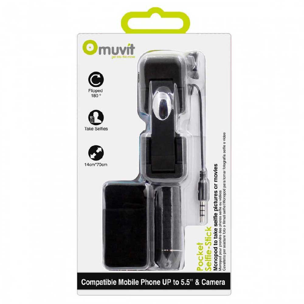 Купить Muvit MUHTG0034 Mini Палка для селфи 3.5 Mm Черный Black 7ft.ru в интернет магазине Семь Футов