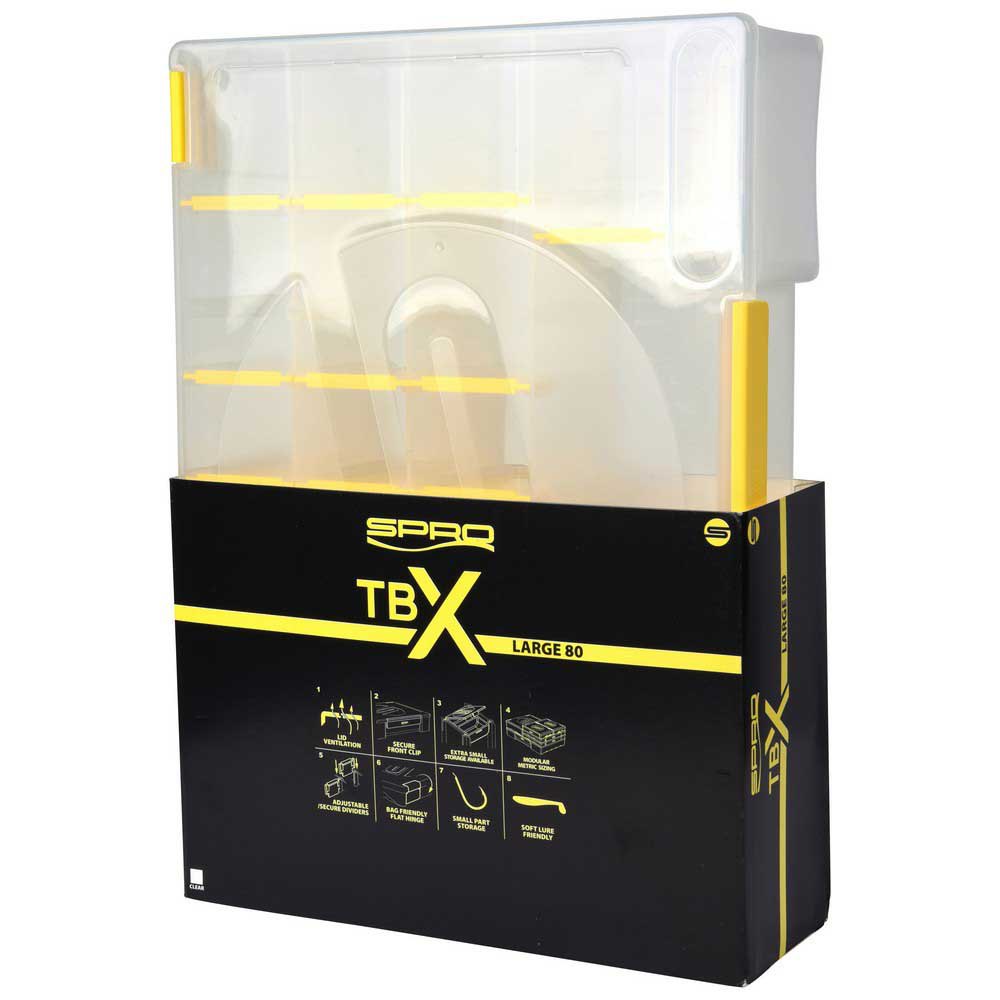 Купить SPRO 006552-00352-00000-00 TBX80L коробка Бесцветный  Clear 35 x 25 x 8 cm  7ft.ru в интернет магазине Семь Футов