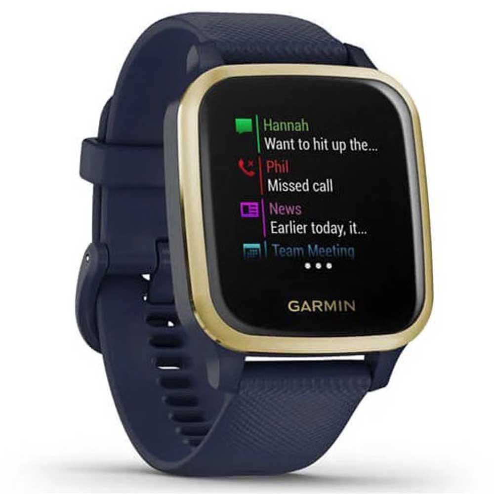 Купить Garmin 010-02426-12 Venu SQ Music Edition Часы Голубой  Light Gold / Blue 7ft.ru в интернет магазине Семь Футов