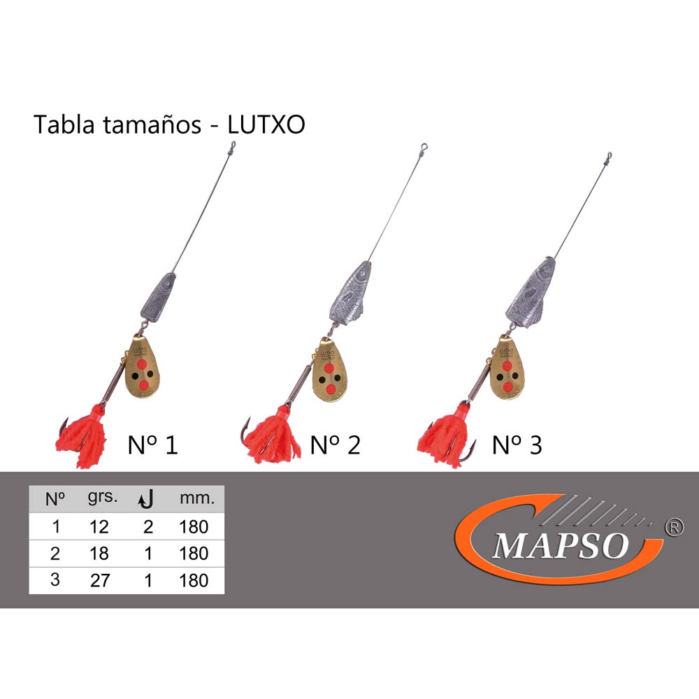 Купить Mapso PLU2P Lutxo 180 Mm 18g Lutxo 180 Mm 18g 5 единицы измерения Золотистый P 7ft.ru в интернет магазине Семь Футов