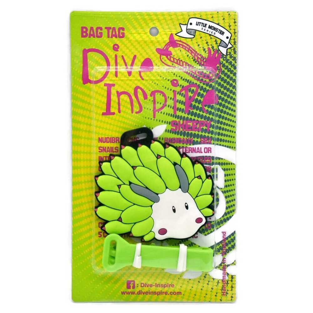 Купить Dive inspire BT-021 Sheepy Кольцо для ключей Nudibranch Зеленый Lime / White 7ft.ru в интернет магазине Семь Футов