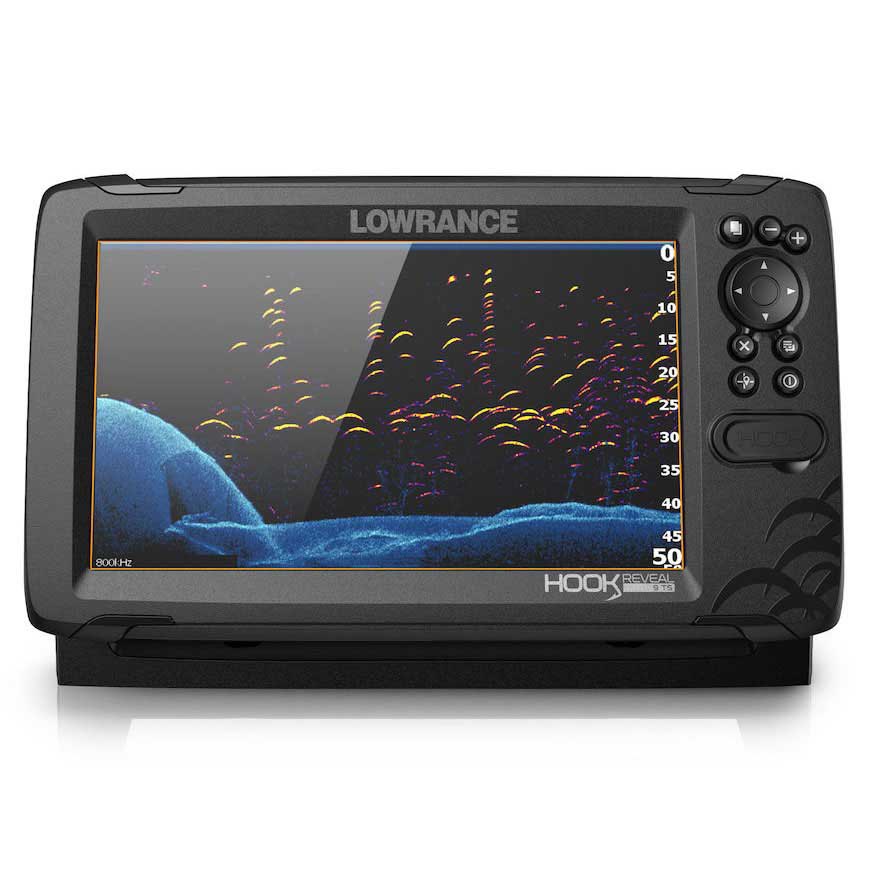 Купить Lowrance 000-15531-001 Hook Reveal 9 TripleShot ROW С преобразователем и базовой картой мира Черный Black 7ft.ru в интернет магазине Семь Футов